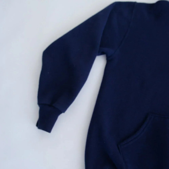 Vintage 90S Russell Athletics Penn State University Navy Zip Up Sweatshirt - Picture 9 of 12